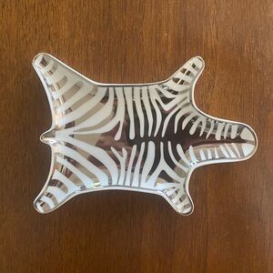 Jonathan Adler Zebra Stacking Dish - Silver